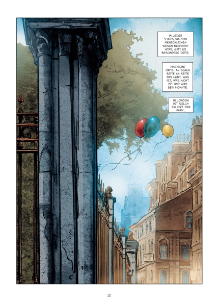 Peter Pan in Kensington Gardens (Graphic Novel)