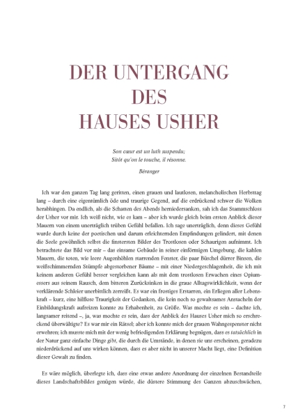 Der Untergang des Hauses Usher  (illustrierte Kurzgeschichten)