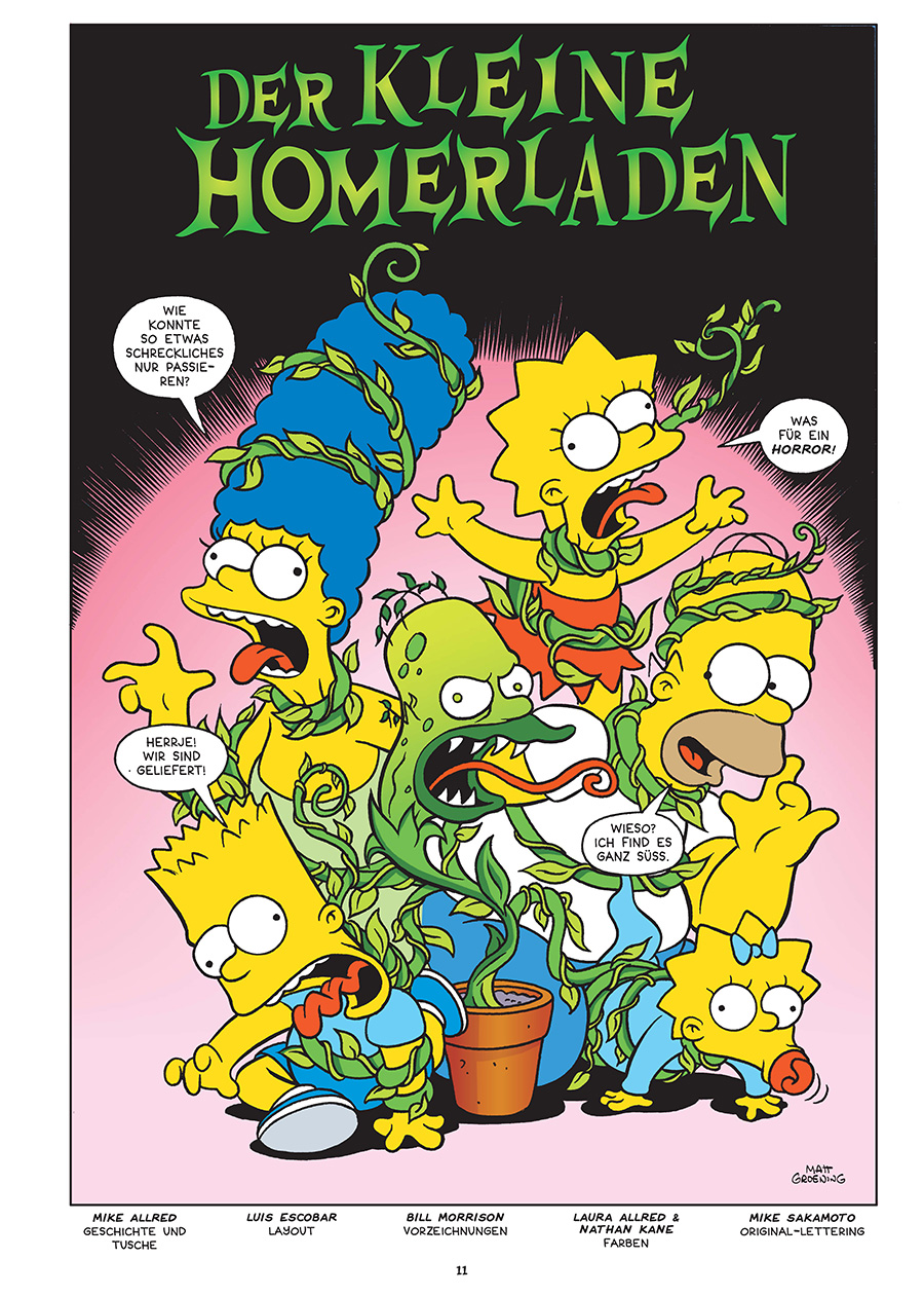 Splitter Verlag Comics Und Graphic Novels The Simpsons Treehouse Of Horror Necronomnibus 1 1659