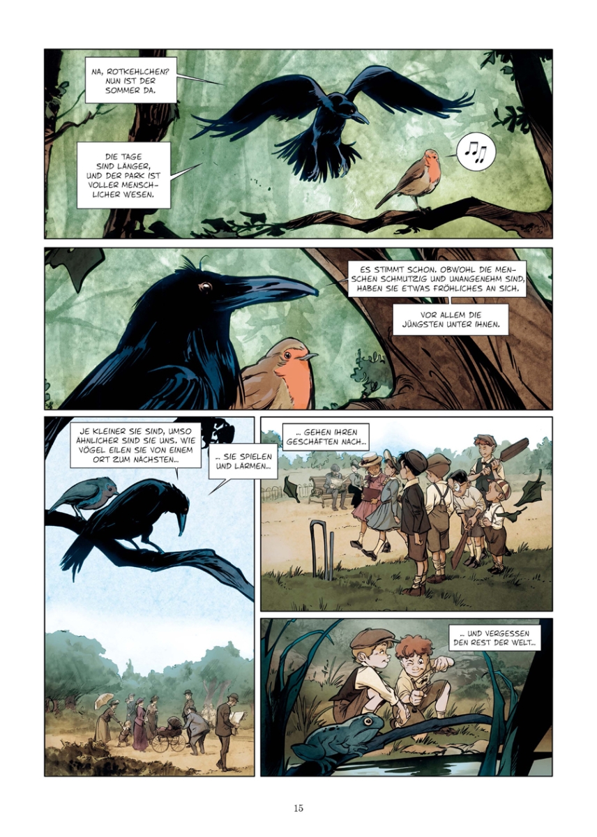 Peter Pan in Kensington Gardens (Graphic Novel)